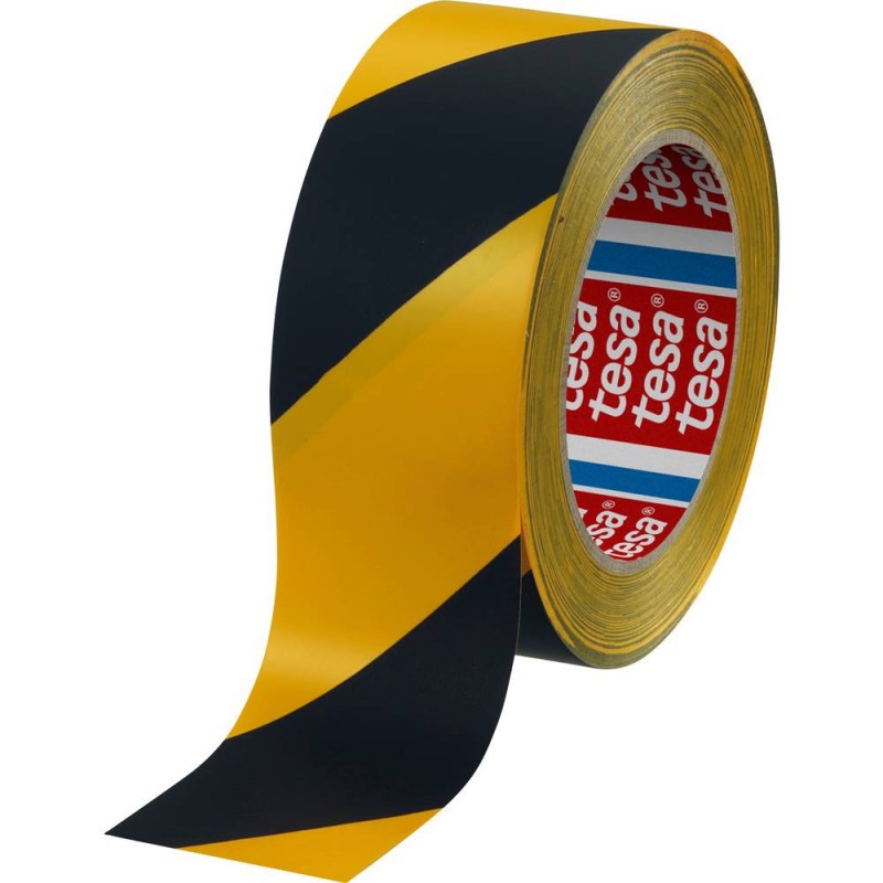 tesa PREMIUM 4169 podlahová značkovací páska černo žlutá (d x š) 33 m x 50 mm